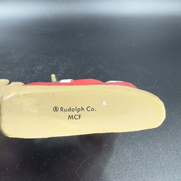 Rudolph Co Whimsical Santa And Rudolph Sleigh Ornament Resin Figurine Decorative - Picture 5 of 10